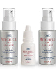 Salicylic Acid Cleanser, Anti-Acne Cream, and Tea Tree Oil for fresh skin