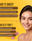 Clear Balance Saargol Night Cream – repairs and firms the skin overnight,.