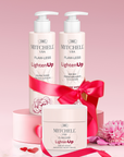 Exclusive Skincare Combo: Mitchell USA LightenUp Cleanser, Glow Tone Lotion, Night Cream - Radiant Skin Regimen