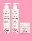 Skin Brightening Night Cream-Revitalizing Facial Toner-Skin Purifying Cleanser