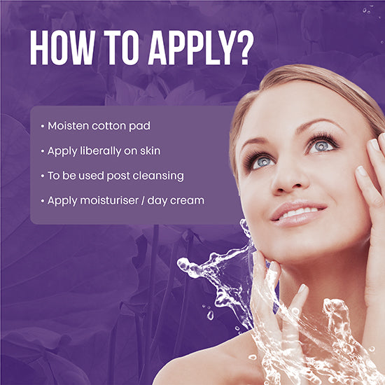Alcohol-free toner for healthy, glowing skin. Removes dirt and makeup while hydrating