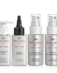 Age-less -Brightening Cleanser-Toner-Hydration Serum-SPF 45 Sunscreen