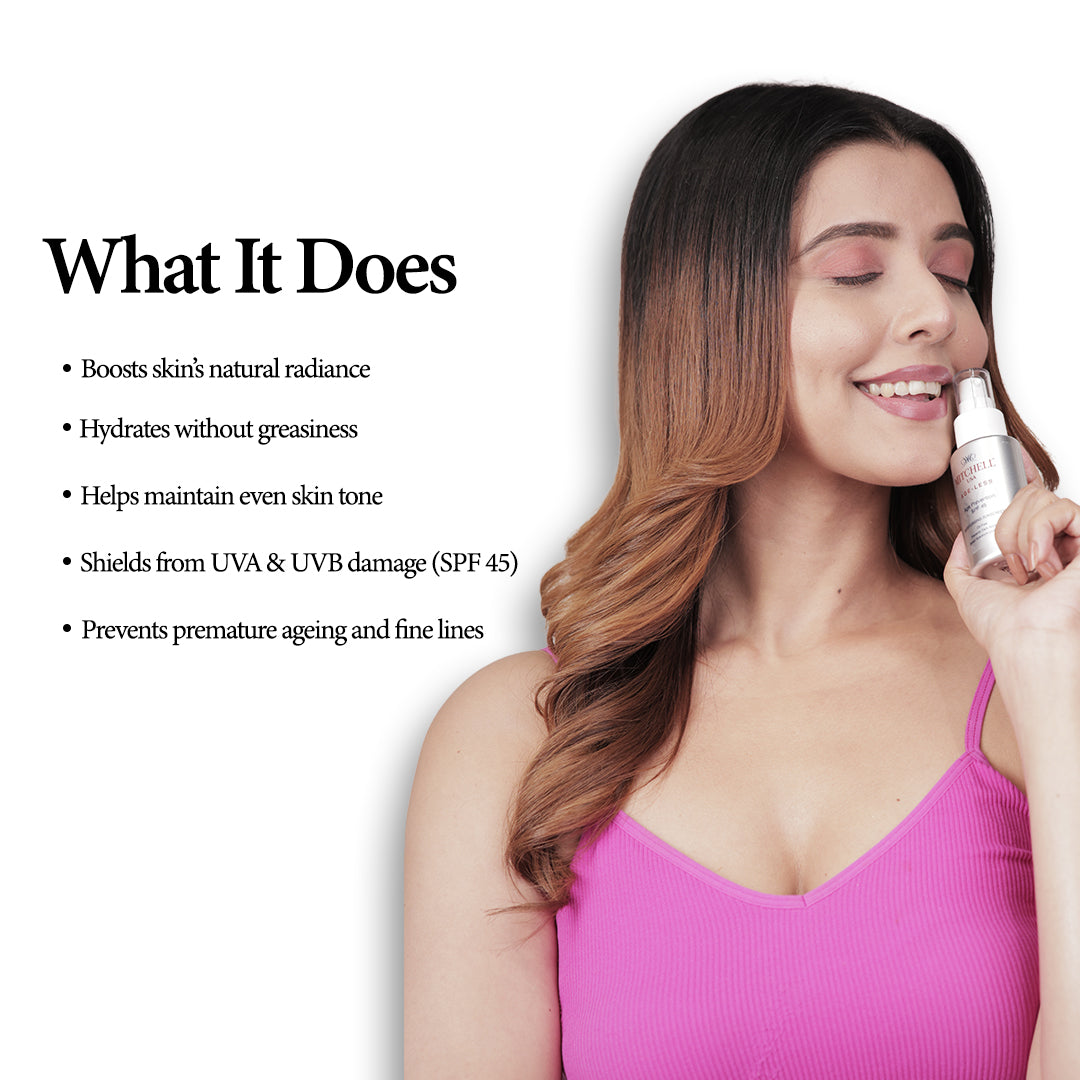 AGE-LESS Age Prevention SPF 45 - Anti-aging Sunscreen for Face, 50ml