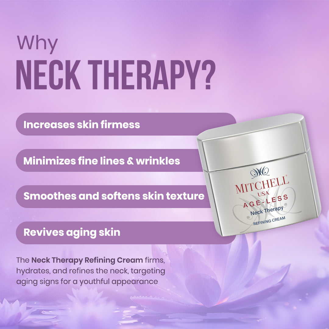 Reduces fine lines and wrinkles, with Lotus Bio-Repair Formula for youthful, glowing skin - why neck therapy ?