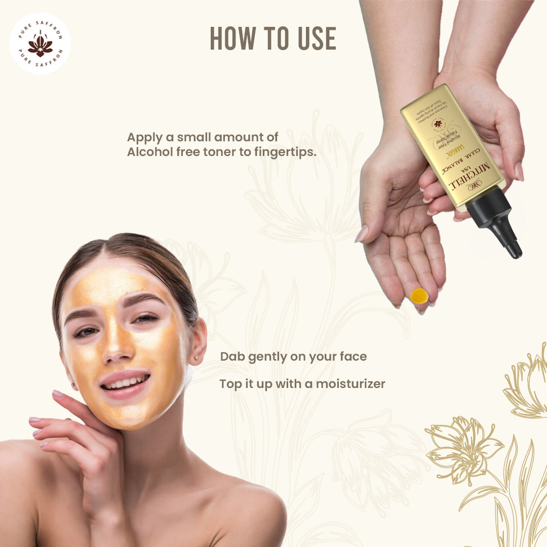 Clear Balance Toner for Pore Tightening and Skin Hydration with Chamomile Extract (100ml)-How-to-apply