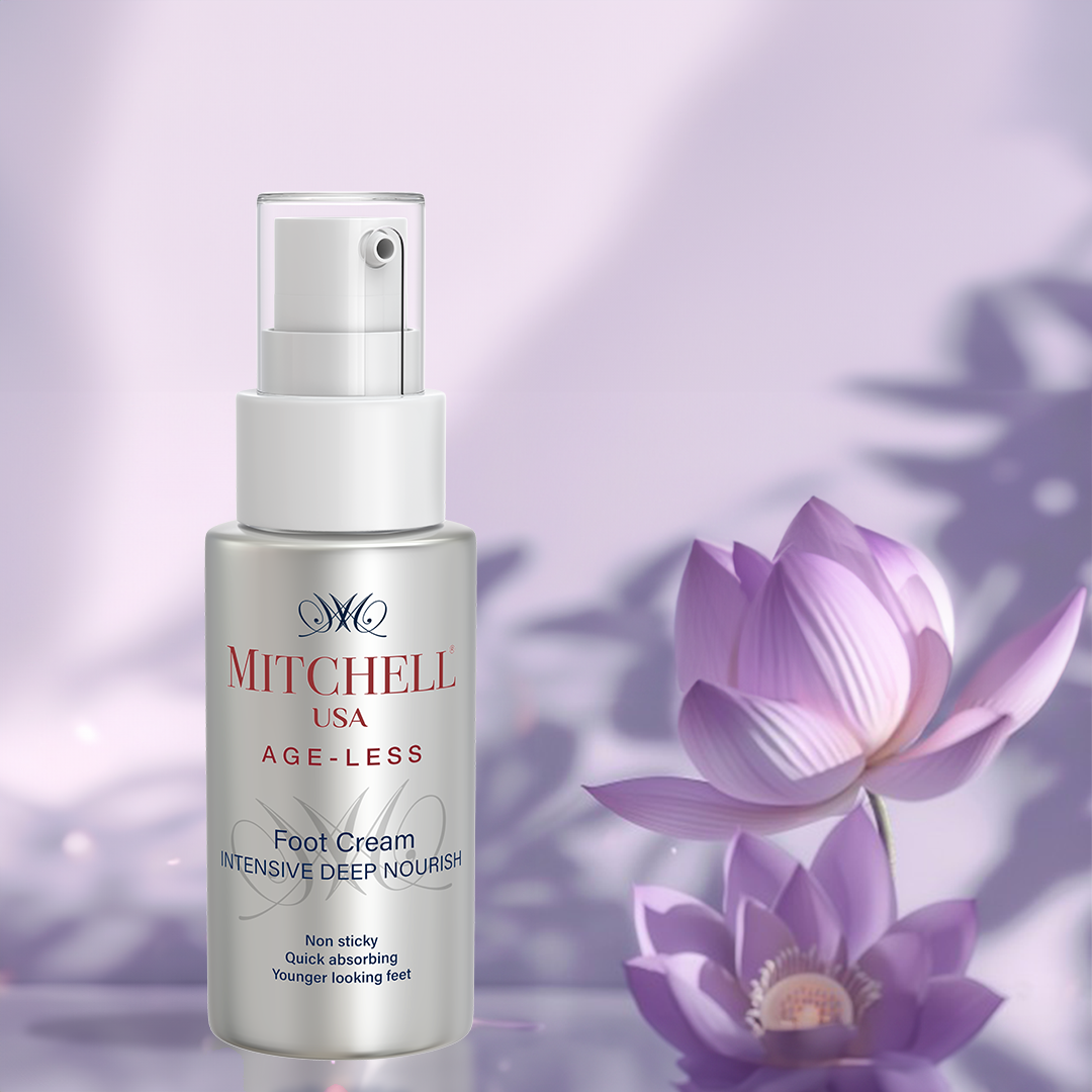 Age-Less Intensive Deep Nourish Foot Cream with Shea Butter and Sacred Lotus- USA -anti-aging effect