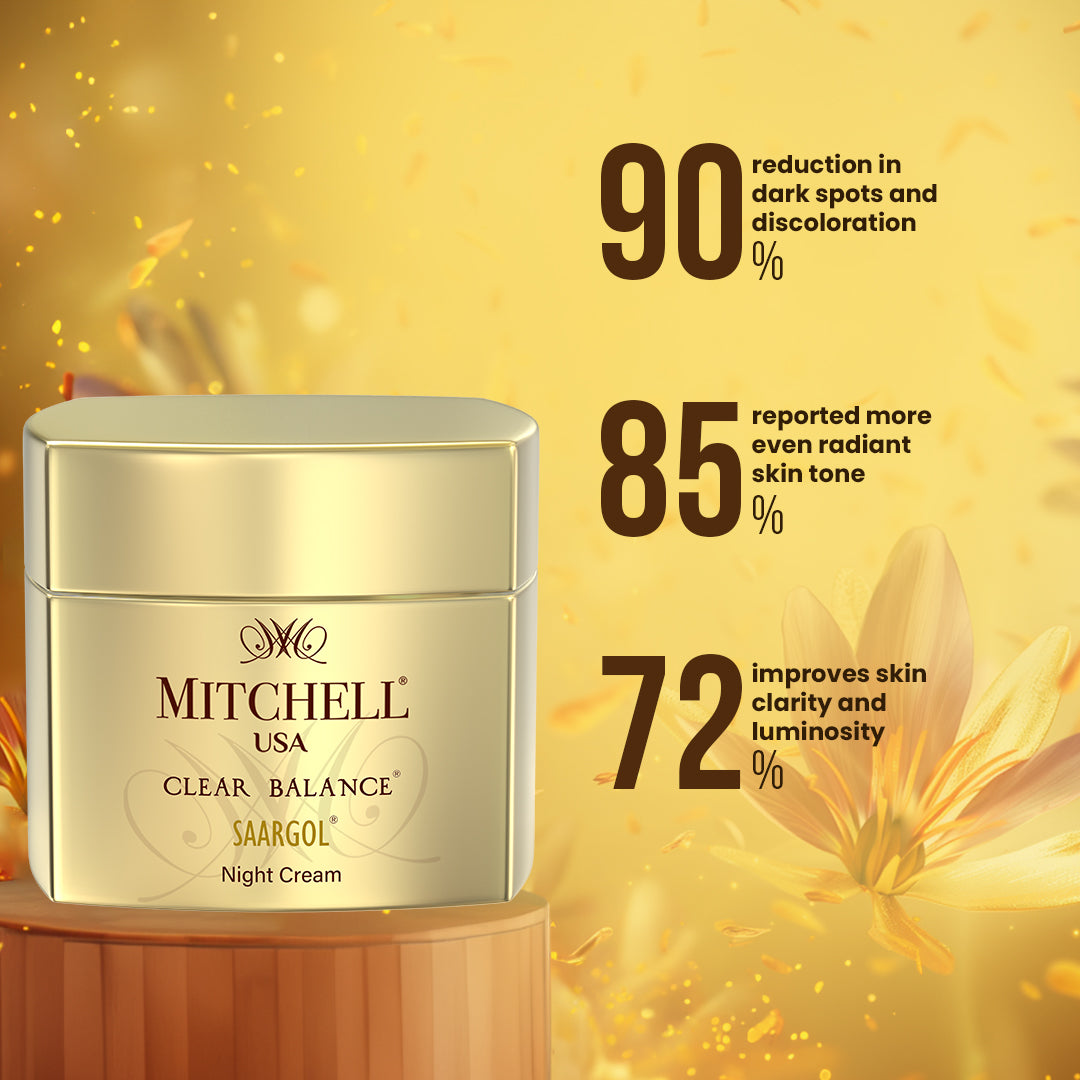 Clear Balance Saargol Night Cream – helps renew and repair dull, tired skin.