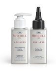 Mitchell USA Age-Less Papaya Brightening Cleanser, 100ml and Alcohol-Free Facial Toner, 100ml Combo