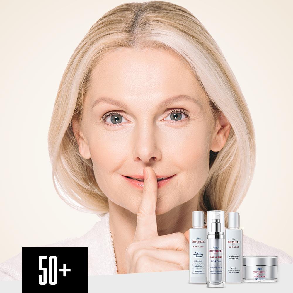 Best Anti Aging Skin Care Products for 50s - Be Ageless Skin Kit (Age 51 &amp; Above)