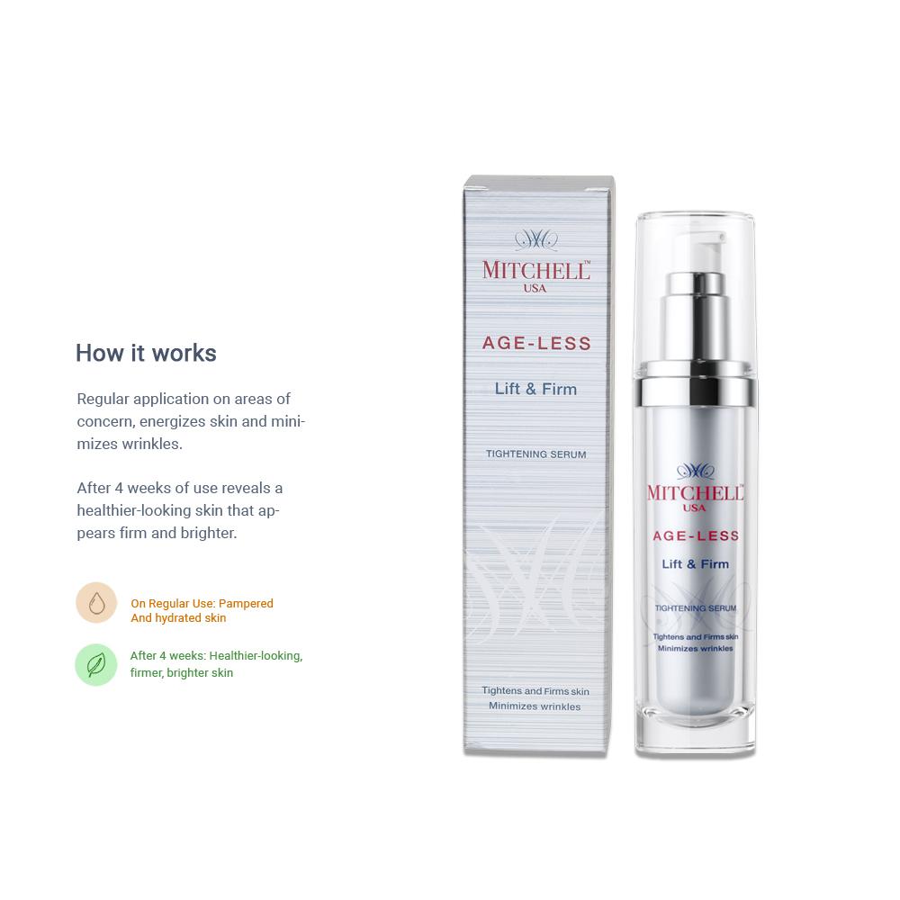 Lift &amp;amp; Firm - Best Face Tightening Serum (30ml) +  Night Therapy - Anti-Wrinkle Cream (50g)