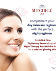 Lift & Firm - Best Face Tightening Serum (30ml) +  Night Therapy - Anti-Wrinkle Cream (50g)