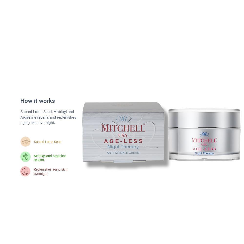 Lift &amp;amp; Firm - Best Face Tightening Serum (30ml) +  Night Therapy - Anti-Wrinkle Cream (50g)